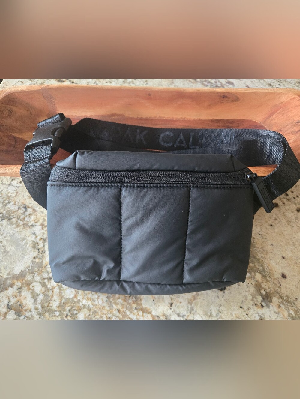 CALPAK Luka MINI BELT Or CROSSBODY Matte BLACK Bag